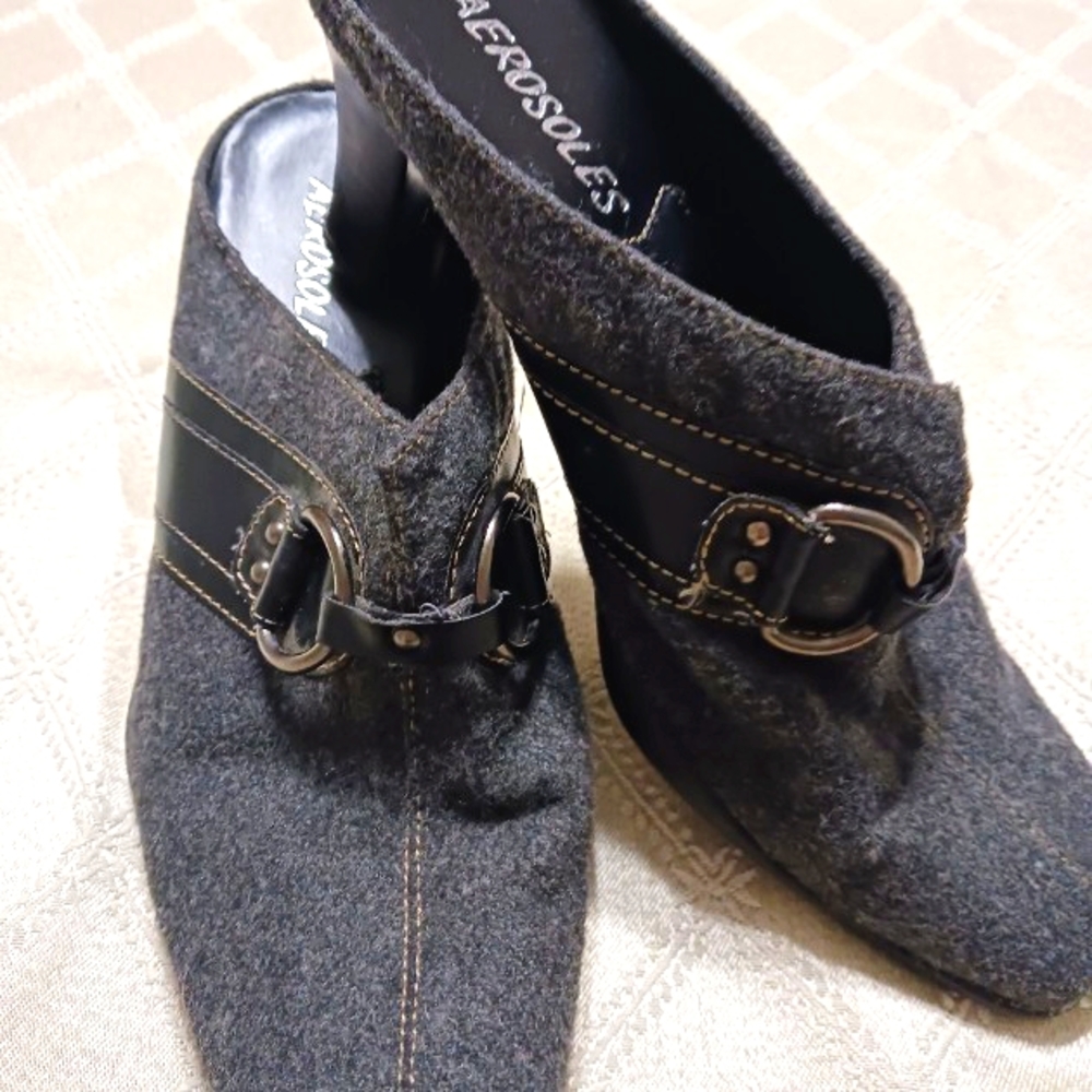 TWEED AeroSoles Mules